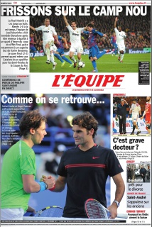 L'Equipe edition du 26 Janvier 2012
