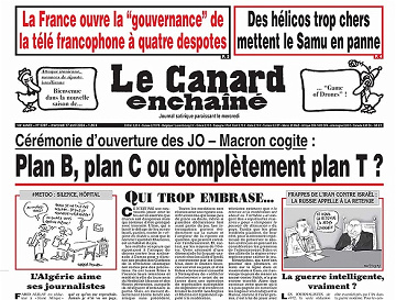 Le Canard Enchaîné du 17 Avril FRENCH PDF 2024