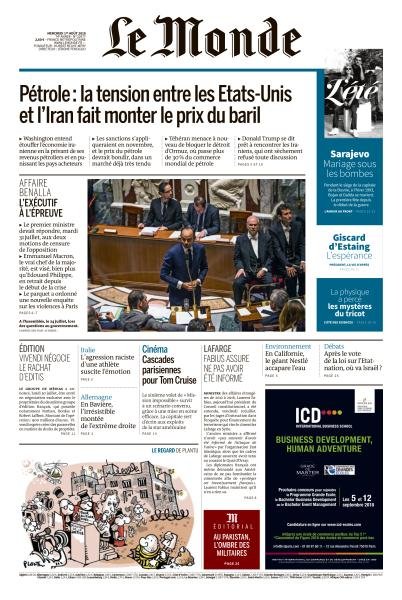 Le Monde du 17 Novembre 2019