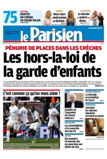 Le Parisien + Cahier Paris du 17 Octobre 2012