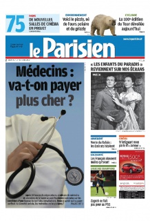 Le Parisien + Cahier Paris du 24 Octobre 2012